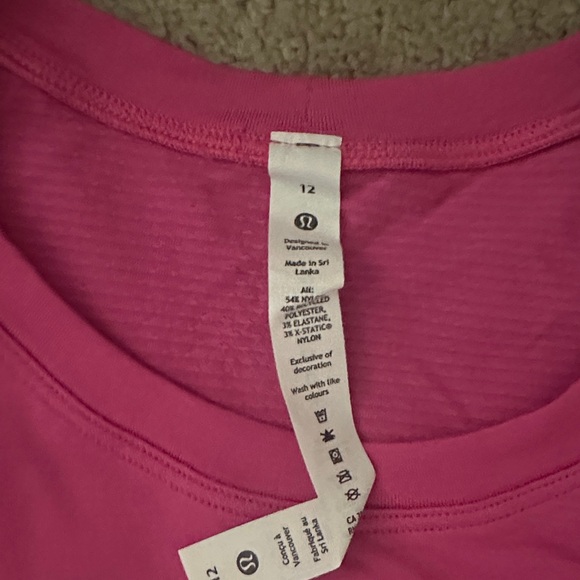 NWT Swiftly Tech Long Sleeve 2.0 Race -Sonic Pink - Picture 6 of 8